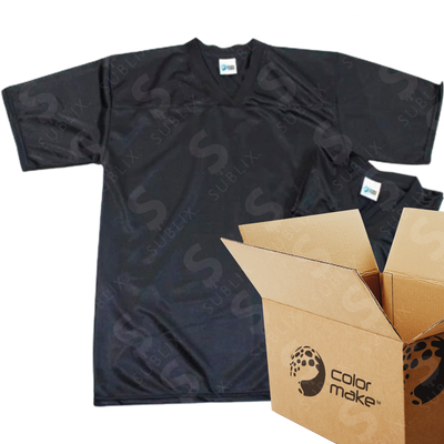 Jersey Aficionado Negro talla S (Caja de 3) Color Make