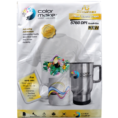 Papel de sublimación A3. Premium ColorMake