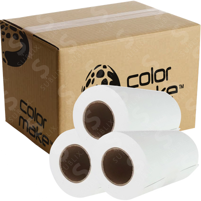 Rollo de papel de sublimación 21cm X 100m 80gr (Light) (Caja de 3) Color Make