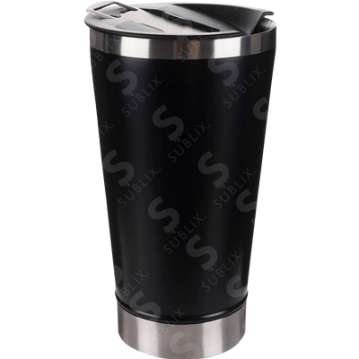Termo Vaso de acero con destapador 600ml Toro Negro Mate