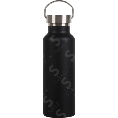 Termo de acero 600ml Tipo Lechero Negro Mate