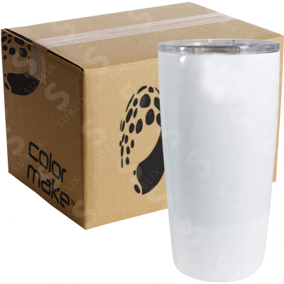 Vaso de Acero 20oz Cónico Tipo Playero (Caja de 24) Color Make