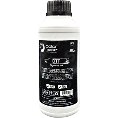 Tinta DTF Etiqueta Negra 1kg Black Color Make