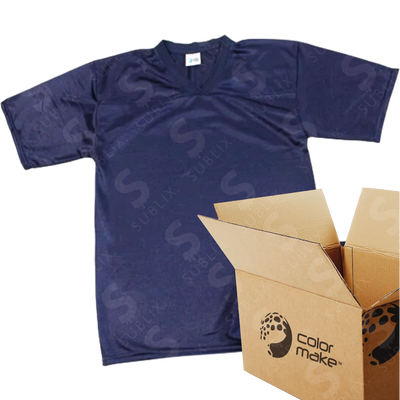 Jersey Aficionado Azul Marino talla S (Caja de 3) Color Make